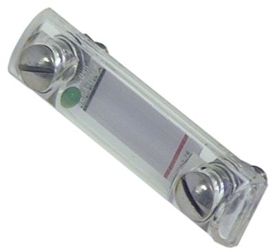Skueglas Plastik/CNS LA 76Mm L 107Mm B 28Mm Til Kogekedel Model ELESA HCX-76-BW-SST Bertos,Emmepi,Rosinox,Silko - Vitvarordelar.se