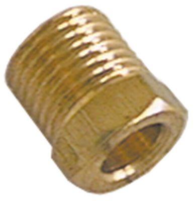 Kretsskruvar för rör-island 6mm tråd M10X1 ID Ø 62mm l 12mm SW 10 VPE 1 st.