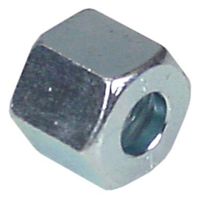 Cirkulär muttertråd M14x1.5 till röret Ø 8mm