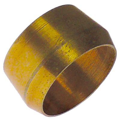 Skärning för Rør-Ø 16mm mässing L 105mm VPE 1 st.
