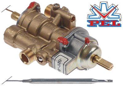 Gastermostat Type 25st 120-320 ° C Gasingång M16x1.5 (Pipe-Ø 10mm) KBD Ø 0mm
