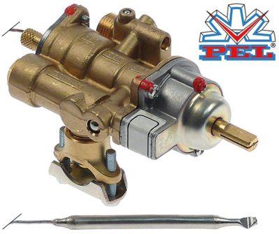 Gastermostat Type 25st 120-280 ° C Gasinmatningsrörsfläns Ø21mm KBD Ø 0mm