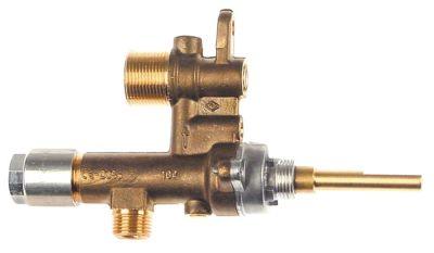 Gashane KBD Ø 55mm Gasingåg M12x1 (Rör-Ø 8mm) Thermo Element Connection M8x1 Axis Ø 6x4,6mm