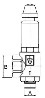 Säkerhetsventil G1: 3/4 