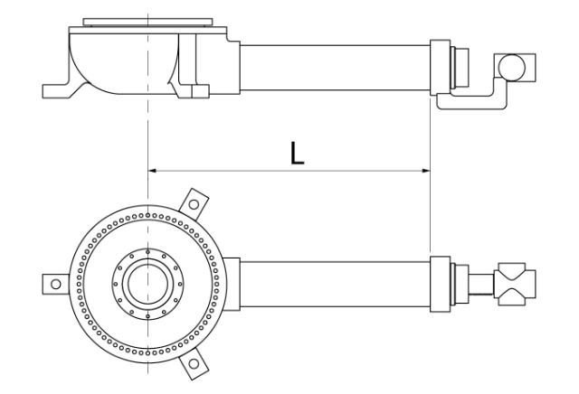 Burns Ø 94mm Komplett 5KW