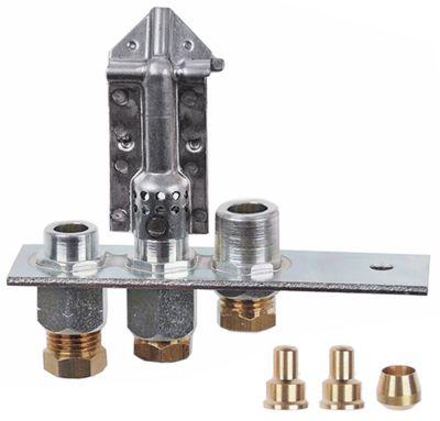 Tändlågebrännare 3 flammor Kod 22/27-2