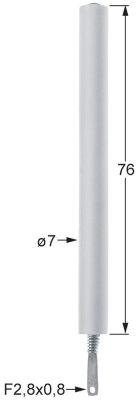 Tänkande elektrodanslutning Flat Sticks 2.8mm D1 Ø 7mm EL1 76mm