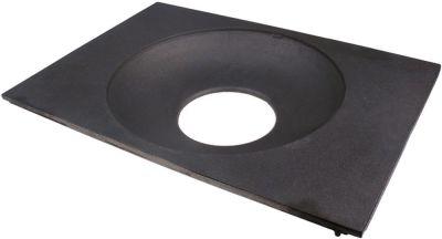Gjutplatta L 590mm B 420mm passar för MERCURY