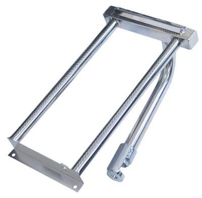 Stavbrännare med 2 rader L 470mm B 245mm H 150mm pommes frites