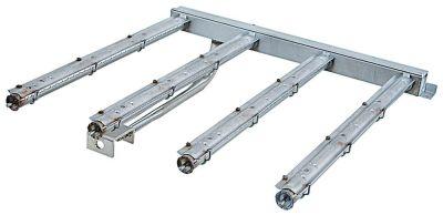 Stavbrännare med 4 rader L 545mm B 580mm H 135mm lutande panna