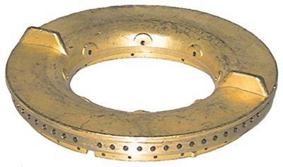 Brännarlock ø 105mm ID ø 54mm med centralt hål