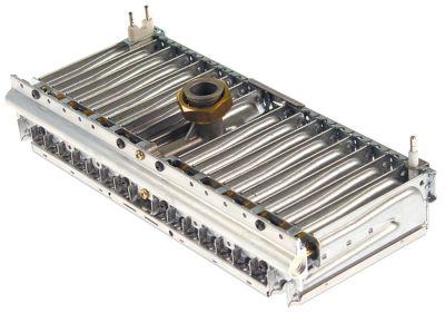 Flat Burner L 330mm B 140mm H 55mm Burner Row 18 MEC Ved 320x130mm