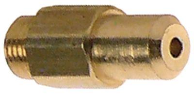 Gas munstyckstråd M10x1 SW 11 Bore Ø 195mm inuti spetsen