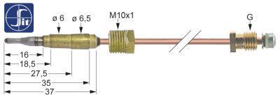 Thermo Element M10x1 L 1000mm Socket Ø6.0 (6.5) MM SIT