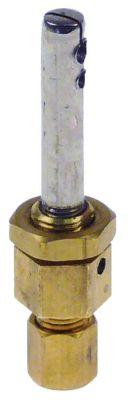 Tändlågebrännare 2 flammor Gasanslutning 33mm