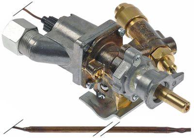 Gastermostat Gas Input Pipe Flange Ø16mm KBD Ø 55mm Thermoelement Connection M8x1 Axis Ø 8x7mm