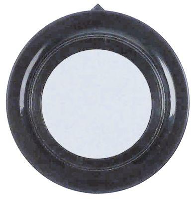 Knappkontakt Zero Mark Ø 55mm Axis Ø 5x5mm Utjämning Horisontella passningar Elframo Black