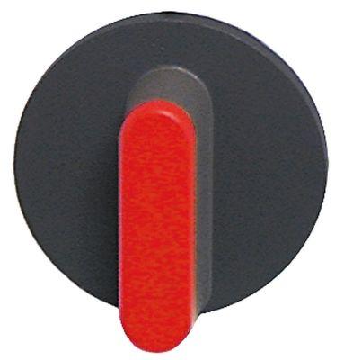 Knappkontakt Zero Mark Ø 42mm Axis Ø 5x5mm Passar Comenda Black