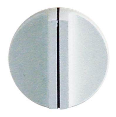 Knappkontakt Zero Mark Ø 40mm Axis Ø 6x4,6mm Sloting Up Passar Meiko White