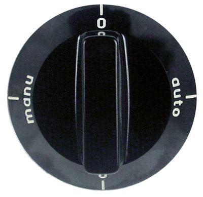 Knapphandbok/automatisk Ø 55mm axel Ø 6x4,6 mm utjämning upp