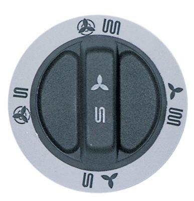 Vred Hastighet/effekt ø 72mm Axel ø 6x4,6mm