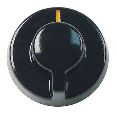 Knappkontakt Zero Mark Ø 38mm Axis Ø 6x4,6 mm Sloothing Up Fits Mercury Black