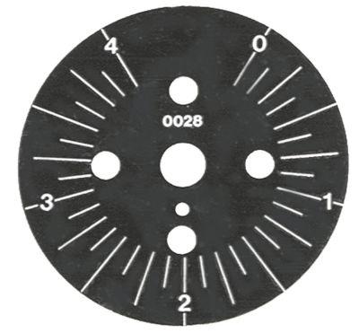 Scalesky Ø 60mm vändningsvinkel 30-330 ° på/off-klocka Permanent position nr