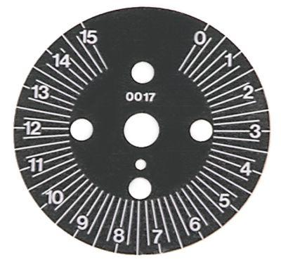 Scalesky Ø 60mm vändningsvinkel 30-330 ° på/off-klocka Permanent position nr