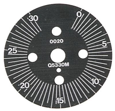 Scalesky Ø 60mm vändningsvinkel 30-330 ° på/off-klocka Permanent position nr