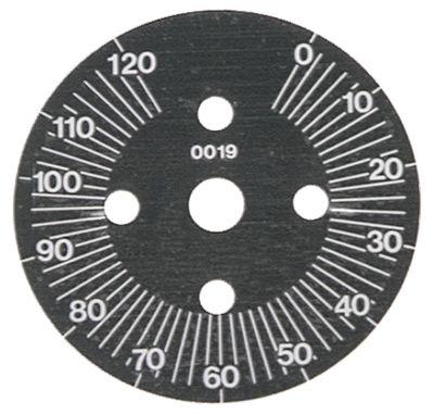 Scalesky Ø 60mm vändningsvinkel 30-330 ° på/off-klocka Permanent position nr
