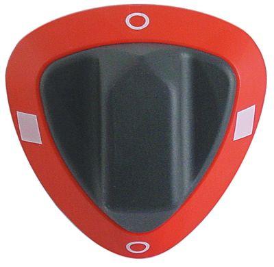 Vred Brytare 0-1-0-1  -°C ø 77mm Axel ø 6x4,6mm