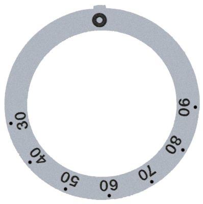 Vredsymbol Termostat T.max. 90°C 30-90°C