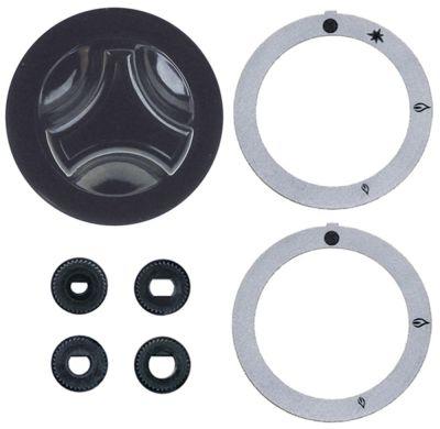 Vredsats Gaskranar utan tändlåga ø 62mm