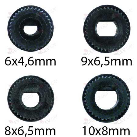 Vredsats Gaskranar utan tändlåga ø 62mm