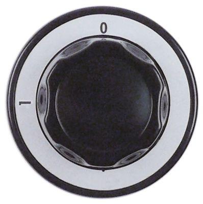 Vred 0-1  -°C ø 70mm Axel ø 6x4,6mm