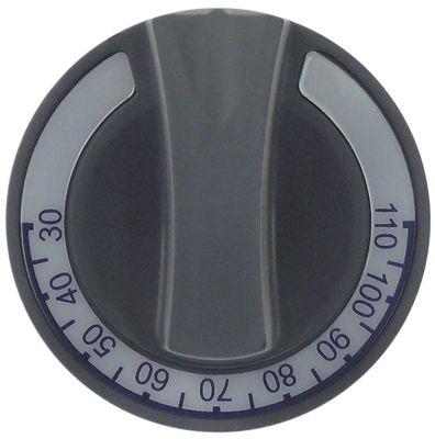 Vred Termostat T.max. 110°C ø 60mm Axel ø 6x4,6mm