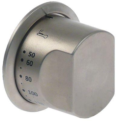 Knappt 50-250 ° C Ø 45 mm axel Ø 6mm utjämning av guld