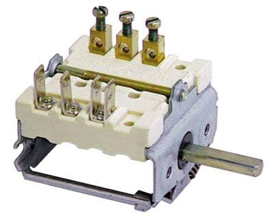 CAMP KONTAKT 16A ÄNDRINGS SEKVENS 0-1 Axis Ø 6x4,6mm Axel Längd 23mm anslutningsskruv/F6.3