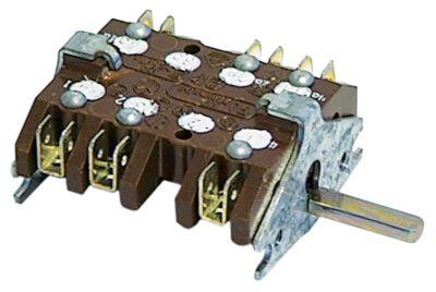 CAMP KONTAKT 16A ÄNDRINGS SEKVENS 0-1-2-3 AXIS Ø 6X4,6 mm axellängd 23mm