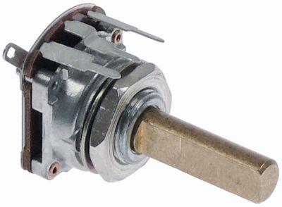 Potentiometer med kontakt 47KOHM Vändningsvinkel 270 ° Axis Ø 6mm axellängd 185 mm för kombinationsdämpare