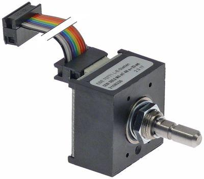 ENKODS med nyckelvridningsvinkel 360 ° 0,01A Axis Ø 6x5,5 mm axellängd 17mm