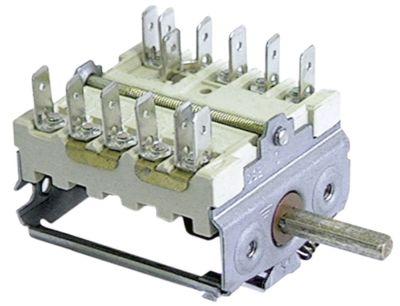 CAMP KONTAKT 16A ÄNDRINGSSECKENS 0-1-2-3-4-5-6-6-7 AXIS Ø 6X4,6 mm axellängd 23mm