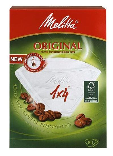 Melitta Coffee Filter 1x4 80 ST