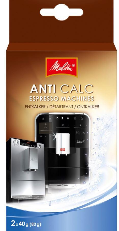 Melitta anti calc pulver espressomaskiner