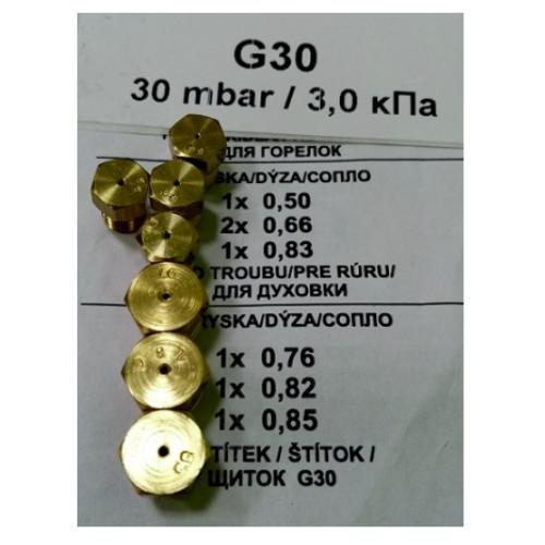 Gas munstycksflaskgas G30 - Asko -spis