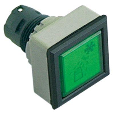 Nyckelelement Grön kylningstyp Provningsinstallationsdimensioner Ø16/24x24mm fyrkant