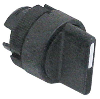 Roterande strömbrytare svart låsande