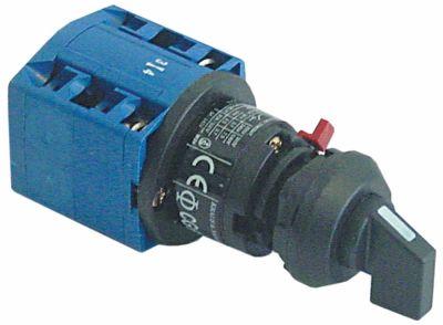 Vridströmbrytare 20A Axel ø 6x4,6mm Axellängd 21mm