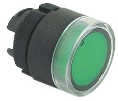 Knapp grön Monteringsmått ø22mm