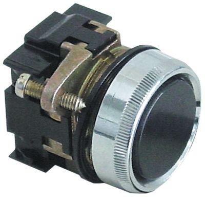 Tryckknappar svart Monteringsmått ø30mm